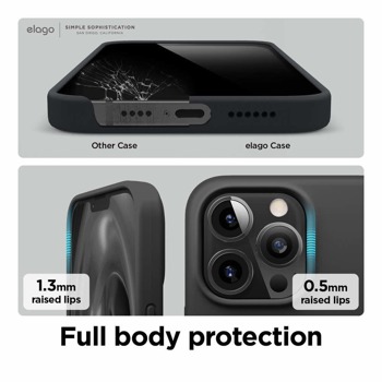 Elago Soft Silicone Case ES13SC67-BK
