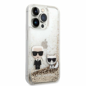 Glitter Karl and Choupette за iPhone 14 Pro Max