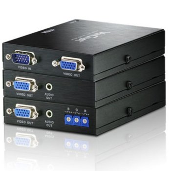 Видео екстендър ATEN VE170, Cat. 5, VGA, 300 м | JAR Computers ATEN VE170