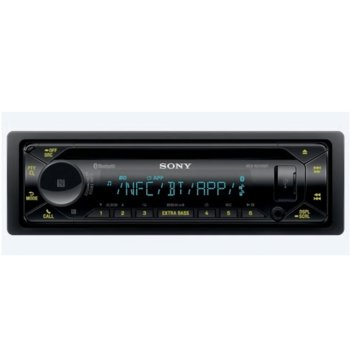 Аудио система за кола Sony MEX-N5300BT, 4x55 W, Dual Bluetooth, NFC, AUX, USB, вграден тунер за FM радио image
