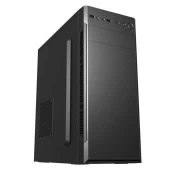 Кутия FSP CMT160, ATX, Micro ATX, 1x USB 3.0, черна, без захранване | JAR Computers Кутия FSP CMT160 ATX Mid Tower, Черна