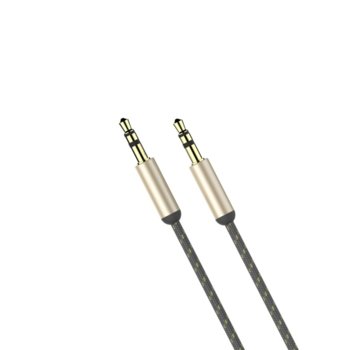 Allocacoc AUXcable Gold Flat 10759