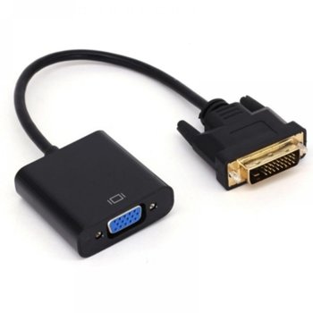 Адаптер Roline 18293, от DVI(м) към VGA(ж), черен | JAR Computers Adapter DVI-D M - VGA HD15F 18293