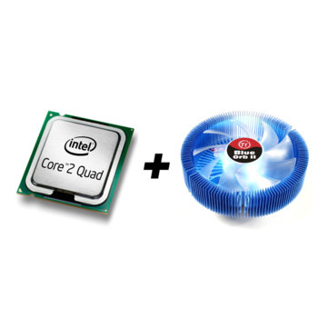 Core 2 Quad Q9300 2.5GHz + Thermaltake Blue Orb II | JAR Computers Core 2 Quad Q9300 2.5GHz + Thermaltake Blue Orb II