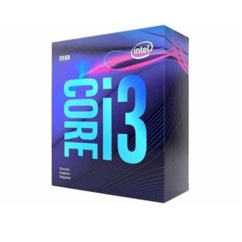 Процесор Intel Core i3-9100F, четириядрен (3.60/4.20 GHz, 6MB Cache, LGA1151) BOX, с охлаждане | JAR Computers Intel Core i3-9100F BX80684I39100FSRF7W
