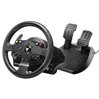 Волан с педали Thrustmaster TMX Force Feedback, 12x бутона, вградена памет и фърмуер с опция за ъпгрейд, за PC/Xbox One | JAR Computers Волан Thrustmaster TMX Force Feedback