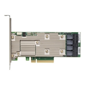 RAID Контролер Lenovo ThinkSystem RAID 930-16i, от PCI 3.0 x8 към 4x SAS 12Gb/s 4 x Mini SAS HD (SFF-8643), RAID 0, RAID 1, RAID 5, RAID 6, RAID 10, RAID 50, JBOD, RAID 60 image