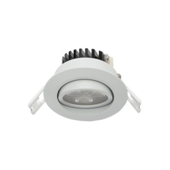 LED луна за вграждане, ORAX O-3002-IW-NW, 7W, AC 220V, Неутрално бяла | JAR Computers LED луна ORAX O-3002-IW-NW