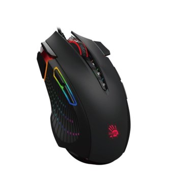 Мишка A4Tech Bloody J90, оптична (5000 CPI), USB, черна, 10+1 бутона, 15 RGB Зони, 6 мода за снайпер | JAR Computers Bloody J90 A4-MOUSE-J90