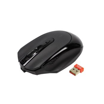 Мишка A4tech G11-580FX-1, безжична, черна, вградена литиева батерия | JAR Computers A4tech G11-580FX-1 Black