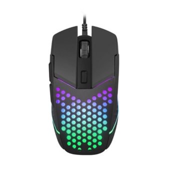 Мишка Fury Battler, оптична (6400 dpi), 6 програмируеми бутона, USB, черна | JAR Computers Fury NFU-1654