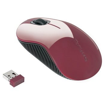 Targus Wireless Blue Trace Mouse Red