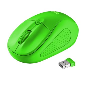 TRUST Primo Wireless Mouse 21922 Neon Green