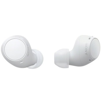 Слушалки Sony WF-C510, безжични, Bluetooth, микрофон, 6mm мембрани, IPX4 водоустойчивост, Multipoint Connection, до 8 часа време на работа, бели | JAR Computers Sony WF-C510 White WFC510W.CE7