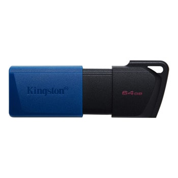 Памет 64GB USB Flash Drive, Kingston DataTraveler Exodia M (DTXM/64G), USB 3.2, черно-синя | JAR Computers Kingston 64GB DataTraveler Exodia M Blue DTXM/64GB
