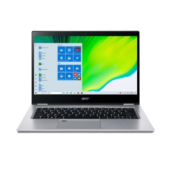 Лаптоп Acer Spin 3 SP314-21N (NX.A4EEX.001)(сив), двуядрен AMD Ryzen 3 3250U 2.6/3.5GHz, 14.0" (35.56 cm) Full HD IPS Touchscreen Display, (HDMI), 8GB DDR4, 128GB SSD, 1x USB Type-C, Windows 10 Home | JAR Computers Acer Spin 3 SP314-21N NX.A4EEX.001