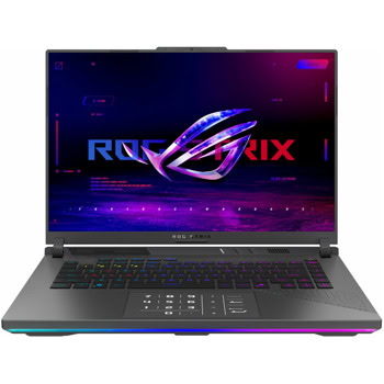 Лаптоп Asus ROG Strix G16 G614FR-S5129W(90NR0NK7-M00970), шестнадесетядрен AMD Ryzen 9 9955HX3D 2.5/5.4GHz, 16"(40.64cm) WQXGA IPS Anti-Glare Display & GF RTX 5070 Ti 12GB, 32GB DDR5, 2TB SSD NVMe, 2x USB 3.2 Type-A, Windows 11 Home | JAR Computers Лаптоп Asus ROG Strix G16 G614FR-S5129W
