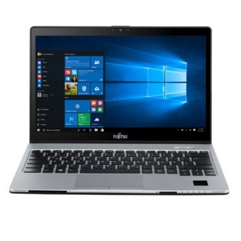 Лаптоп Fujitsu Lifebook S936 S26391-K440-V100 (сив), двуядрен Skylake Intel Core i5-6200U 2.3/2.8GHz, 13.3" (33.78 cm) Full HD Display (HDMI), 4GB DDR4, 500GB SSHD & 8GB SSD, 3x USB 3.0, Free DOS, 1.19kg | JAR Computers Fujitsu Lifebook S936 S26391-K440-V100-I5