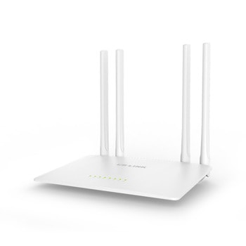 Рутер LB-Link BL-W1210M, 1200Mbps, 2.4GHz (300 Mbps)/5 GHz (867 Mbps), Wireless AC, LAN 4x 10/100, WAN 1x 10/100, 4x външни антени | JAR Computers LB LINK BL-W1210M 19050