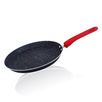 Тиган за палачинки ZEPHYR ZP 4422 F26, 26 см, Мраморно покритие, Черен/червен | JAR Computers Тиган за палачинки ZEPHYR ZP 4422 F26 Черен червен