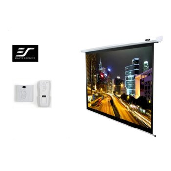 Екран Elite Screens Spectrum Electric, 84" (213.36 cm), за стена/таван, 2 г. гаранция | JAR Computers Elite Screen ELECTRIC84V 84 White
