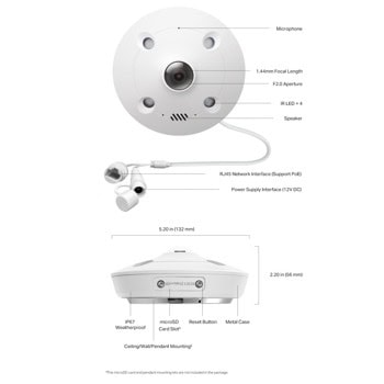 TP-Link VIGI InSight S655I Fisheye