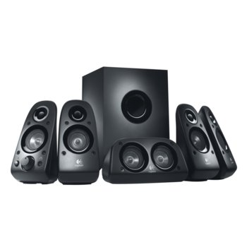 Тонколони Logitech Z506, 5.1, 75W RMS, 3.5mm жак, черни | JAR Computers 5+1 Logitech Surround Z506