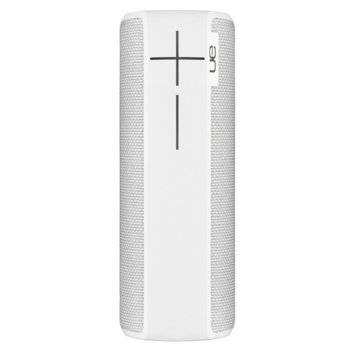 Тонколона Logitech Ultimate Ears BOOM 2 Yeti, безжична, преносима, водоустойчива, Bluetooth, NFC, бяла | JAR Computers Logitech Ultimate Ears BOOM 2 Yeti