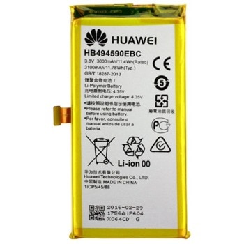 Батерия (оригинална) Huawei HB494590EBC за Huawei Honor 7, 3000mAh/3.8V image