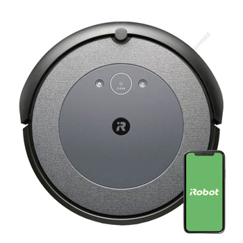 Прахосмукачка IRobot Roomba i5 (I5158), робот, 400ml капацитет на контейнера, до 75 мин. време на работа, жироскоп, AeroForce система, черна | JAR Computers Прахосмукачка робот IRobot Roomba i5 I5158