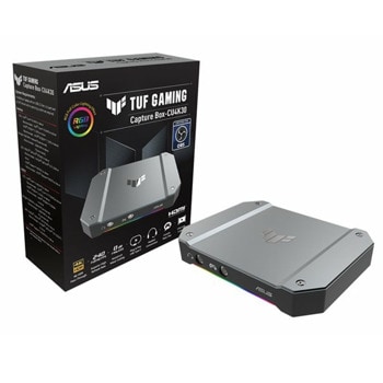 Кепчър Asus TUF Gaming CU4K30, 2160p, USB 3.2 Gen1 Type-C, HDMI, външен | JAR Computers Asus TUF Gaming Capture Box CU4K30