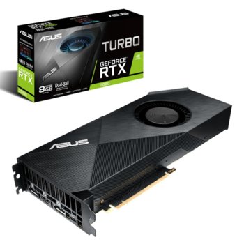 Видео карта Nvidia GeForce RTX 2080, 8GB, Asus Turbo RTX, PCI-E 3.0, GDDR6, 256 bit, 2x Display Port, 1x HDMI, 1x USB Type C | JAR Computers Asus Nvidia GeForce Turbo RTX 2080 8GB