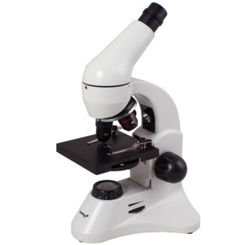 Микроскоп Levenhuk Rainbow 50L PLUS Moonstone (Лунен камък), 64-1280x оптично увеличение | JAR Computers Levenhuk Rainbow 50L PLUS Moonstone 72226