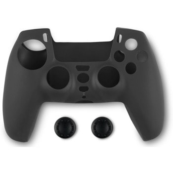 Протектор и тапи Spartan Gear DualSense Black, за Sony PlayStation 5 DualSense, черен image