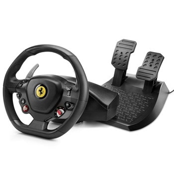 Волан с педали Thrustmaster T80 Ferrari 488 GTB Edition - PC, PS4 | JAR Computers Волан с педали Thrustmaster T80 Ferrari 488 GTB