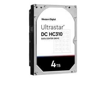 Твърд диск 4TB Western Digital Ultrastar 7K6 (HUS726T4TALE6L4), SATA 6Gb/s, 7200rpm, 256MB кеш, 3.5"(8.89 cm), Bulk | JAR Computers WD Ultrastar 7K6 DC HC310 4TB 512E Bulk