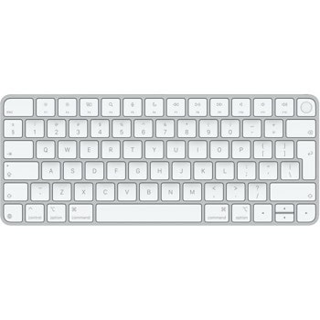 Клавиатура Apple Magic Keyboard (2024) (MXCK3BG/A), безжична, Touch ID, кирилизирана по БДС, бяла, USB, Bluetooth | JAR Computers Apple Magic Keyboard (2024) Touch ID - Bulgarian