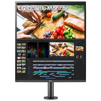 Монитор LG 28MQ780-B, 28" (71.12 cm) IPS панел, SDQHD, 5ms, 300 cd/m2, DisplayPort, HDMI, USB image