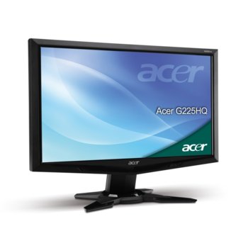Монитор 21.5" (54.61 cm) Acer G225HQVbd FULL HD, 5 ms 5 000:1 200cd/m2, DVI, черен, 2г. | JAR Computers 21.5" (54.61 cm) Acer G225HQVbd FULL HD