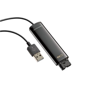 Адаптер Plantronics DA70, USB, за слушалки Plantronics на H-серията с VoIP софтуер. image