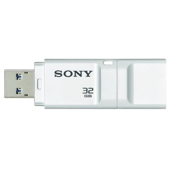 Памет 32GB USB Flash Drive Sony USM32GXW в пакет с ключодържател Ghostbusters, USB 3.0, бяла | JAR Computers Sony USM32GXW