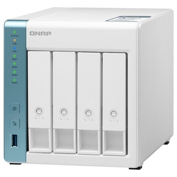 Мрежови диск (NAS) Qnap TS-431P3-2G, четириядрен AnnapurnaLabs Alpine AL314 1.7 GHz, без твърд диск (4x 3.5-inch SATA 6Gb/s), 2GB DDR3, 1x RJ45, 1x 2.5 Gigabit Ethernet Port, 90W image
