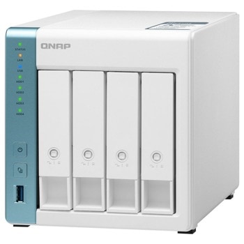 Мрежови диск (NAS) Qnap TS-431P3-2G, четириядрен AnnapurnaLabs Alpine AL314 1.7 GHz, без твърд диск (4x 3.5-inch SATA 6Gb/s), 2GB DDR3, 1x RJ45, 1x 2.5 Gigabit Ethernet Port, 90W | JAR Computers Qnap TS-431P3-2G