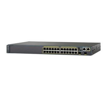 Суич Cisco Catalyst 2960-SF, 24 ports 100Mbps, 2 x SFP | JAR Computers Cisco Catalyst 2960-SF