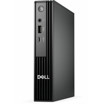 Настолен компютър Dell Pro Micro Plus QCM1250 (BTO102_QCM1250_EMEA_UBU), четиринадесетядрен Intel Core Ultra 5 235T 2.2/5.0GHz, 8GB DDR5, 512GB SSD NVMe, 1x USB 3.2 Gen 2 Type-C, клавиатура и мишка, Linux | JAR Computers Dell Pro Micro Plus QCM1250 BTO102_QCM1250_EMEA_UB