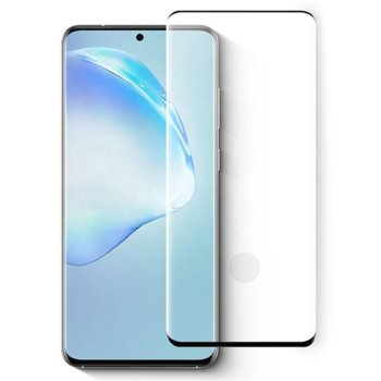 Протектор от закалено стъкло /Tempered Glass/ за Samsung Galaxy S20, 3D, 0.3mm, черен | JAR Computers Стъклен протектор за Samsung Galaxy S20 52553