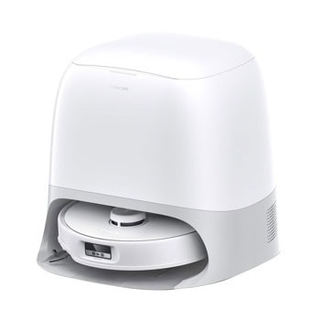 Прахосмукачка Roborock Qrevo Curv, робот, 66W, 325ml капацитет на контейнера/80ml на резервоара, до 240 минути време на работа, HEPA филтър, PreciSense LiDAR навигация, DuoDivide четка, изкачване на препятствия с височина до 4cm, бяла | JAR Computers Roborock Qrevo Curv White RSD0712CE