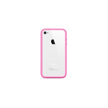 Силиконов протектор за Apple iPhone 5/5S, розов