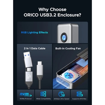 Orico OUM2-G20-SV-BP