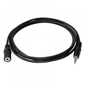 Кабел 352354, от 1x AUX(м) към 1x AUX(ж), 1.5m, черен | JAR Computers Кабел за удължаване 352354